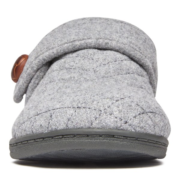 Vionic Slippers Ireland - Jackie Slipper Light Grey - Womens Shoes Discount | ZEPLY-3548